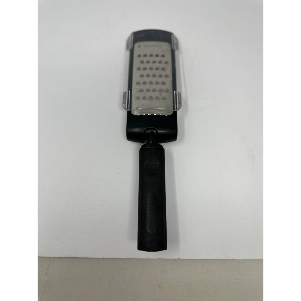 Pampered Chef Microplane Adjustable Coarse Grater 1108 W Plastic Blade Shield V1